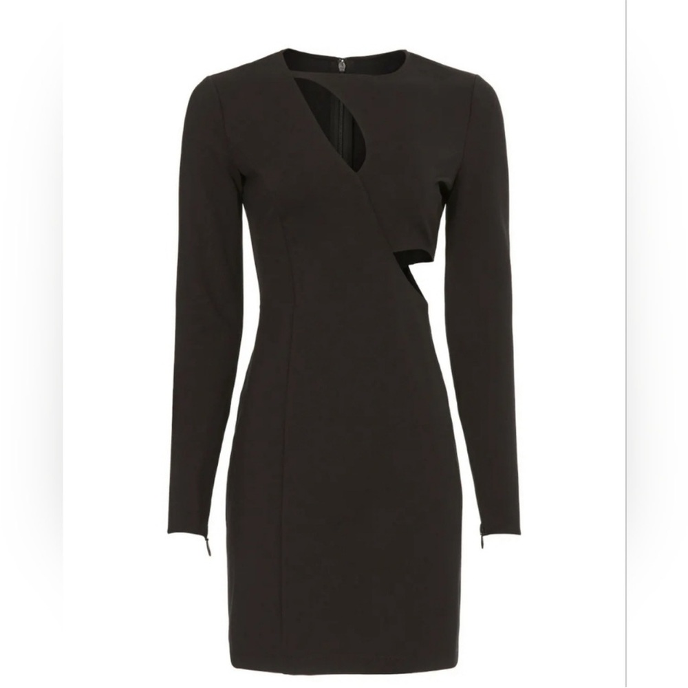 Ronny Kobo Collective Black Cut Out Long Sleeve Mini Dress Size 8
NWT